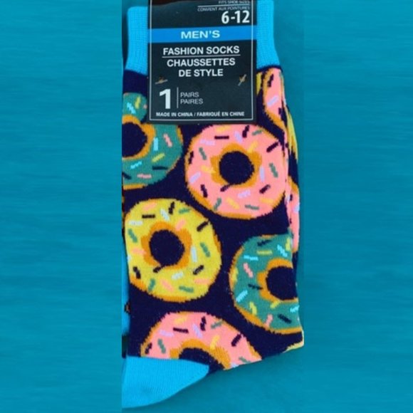 Other - *3/$15* Mens Fun Donut Socks